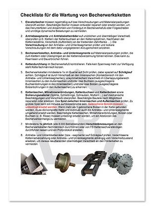 Wartungstipps für Elevatorketten (Becherwerksketten)