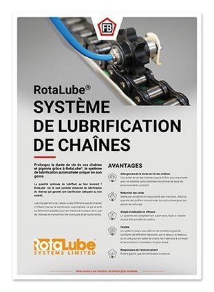 RotaLube® - Système de lubrification de chaînes